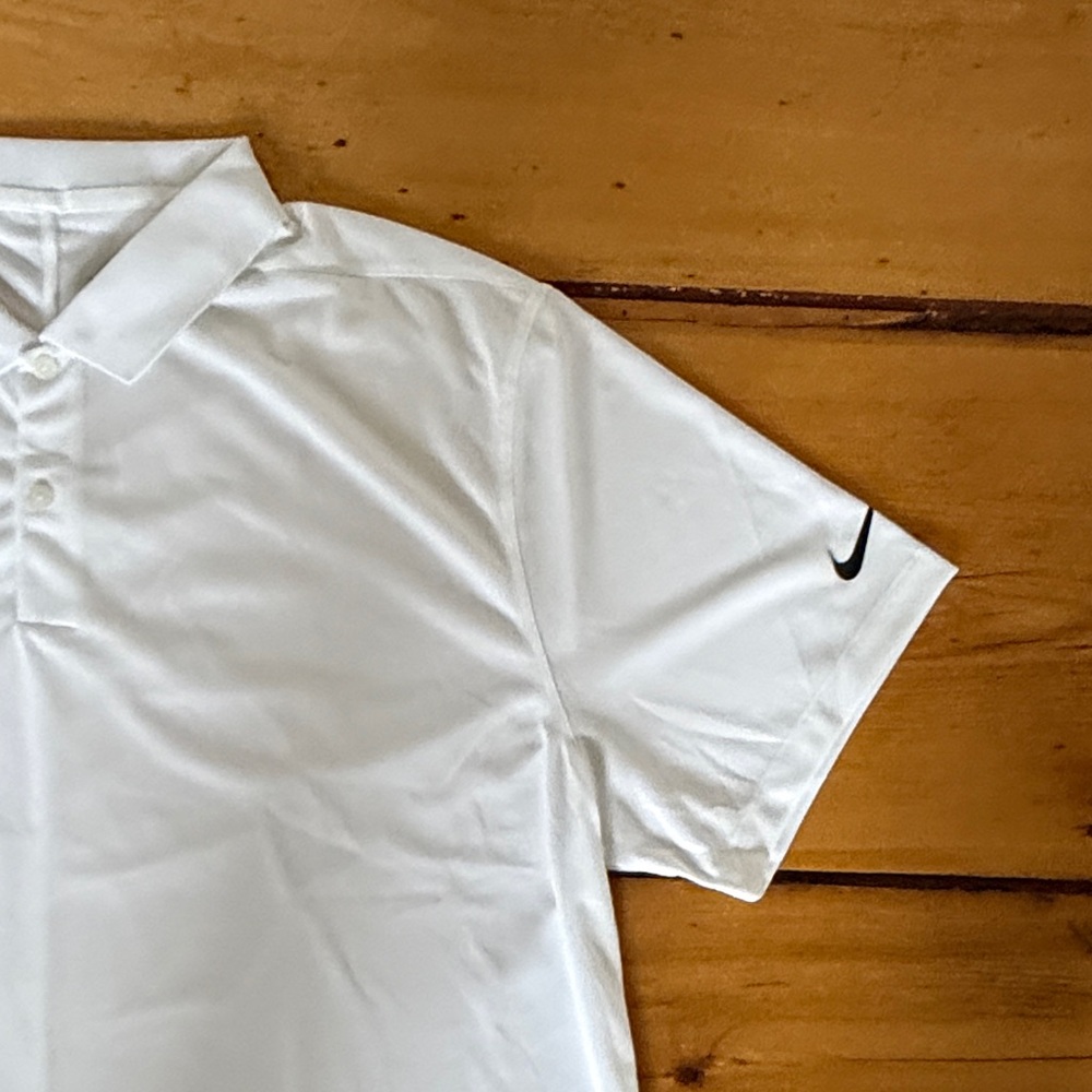 New Nike White Polo Shirt - Picture 3 of 6